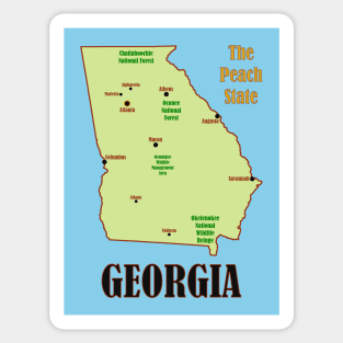 Georgia Map Sticker